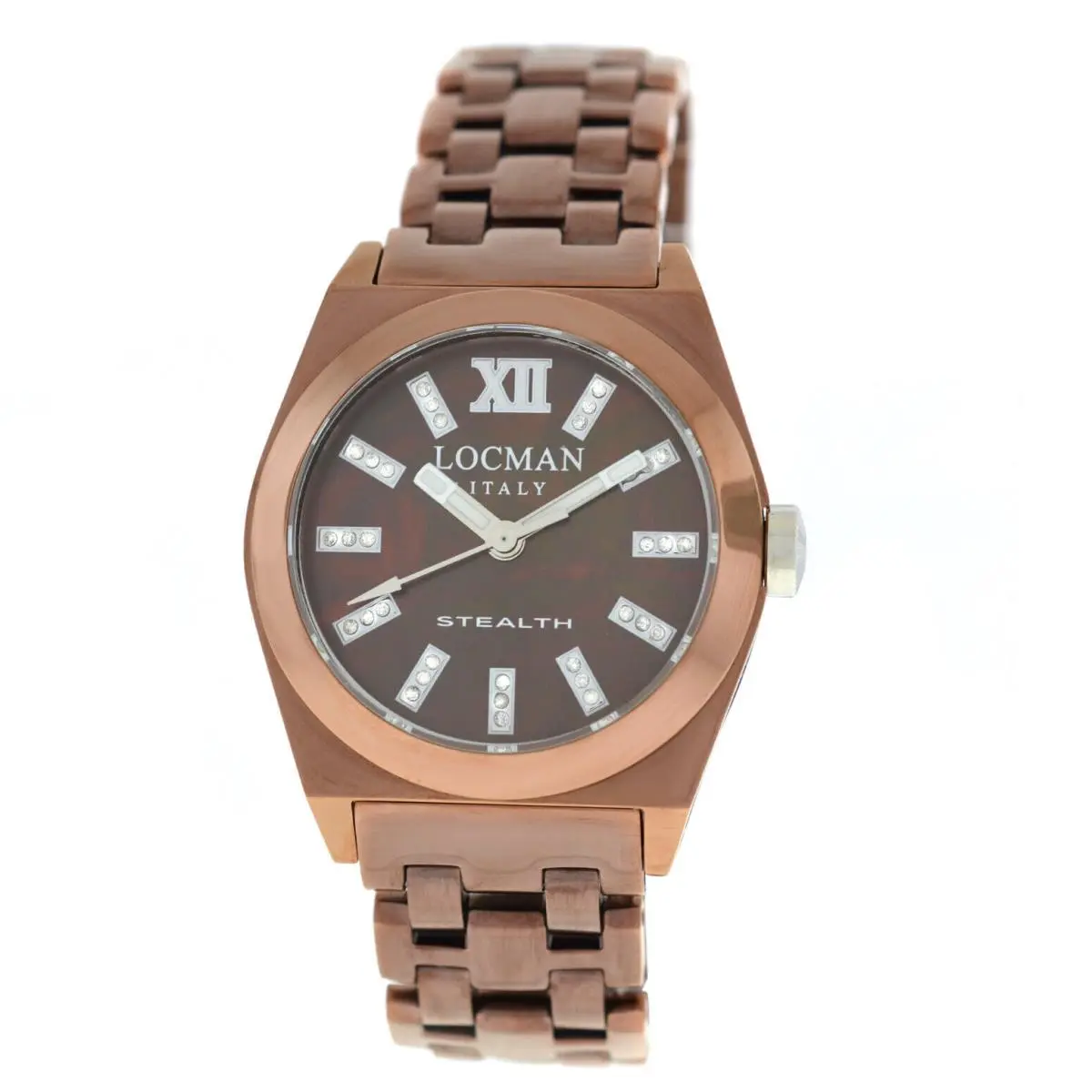 Locman Stealth Ref. 204 Diamond Mop Titanium Ladies` Quartz 33MM Watch by Locman Italy