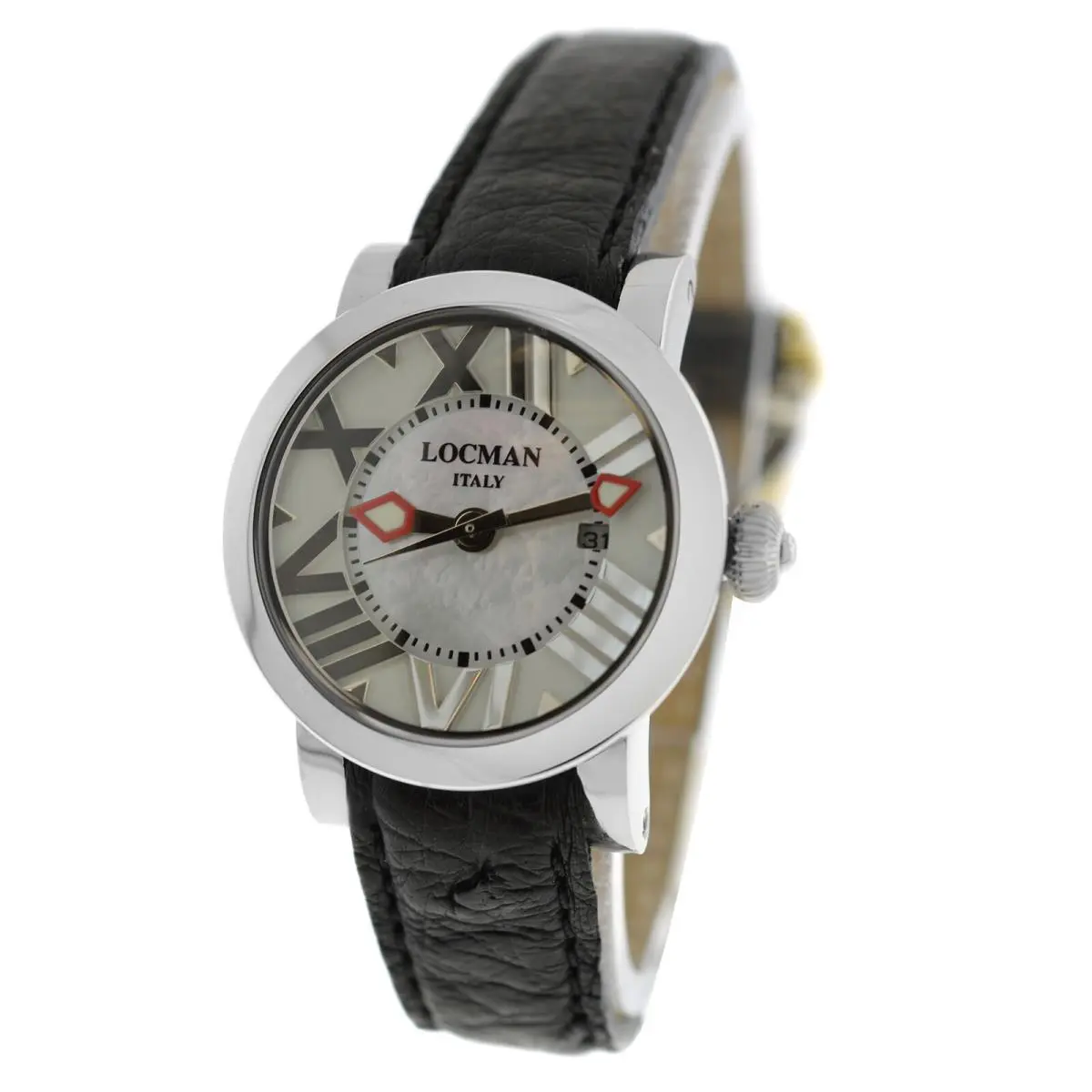 Locman Toscano Ladies Mop Stainless Steel Ref. 291 Quartz 30MM Watch by Locman Italy