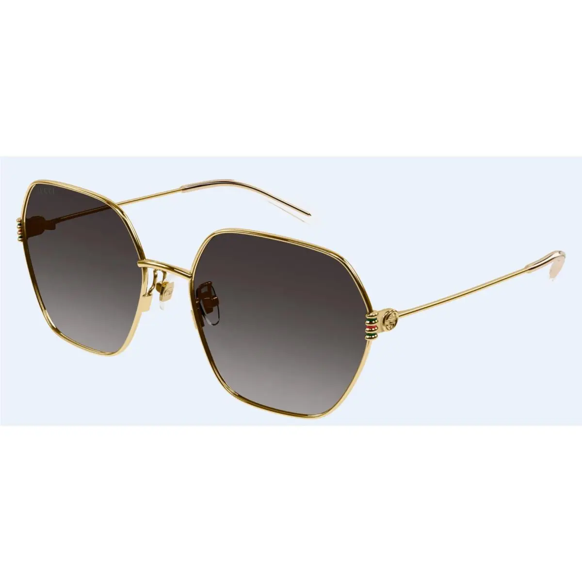 Sunglasses GG1285SA 001 60 Gold Frame Gradient Grey Lens by Gucci