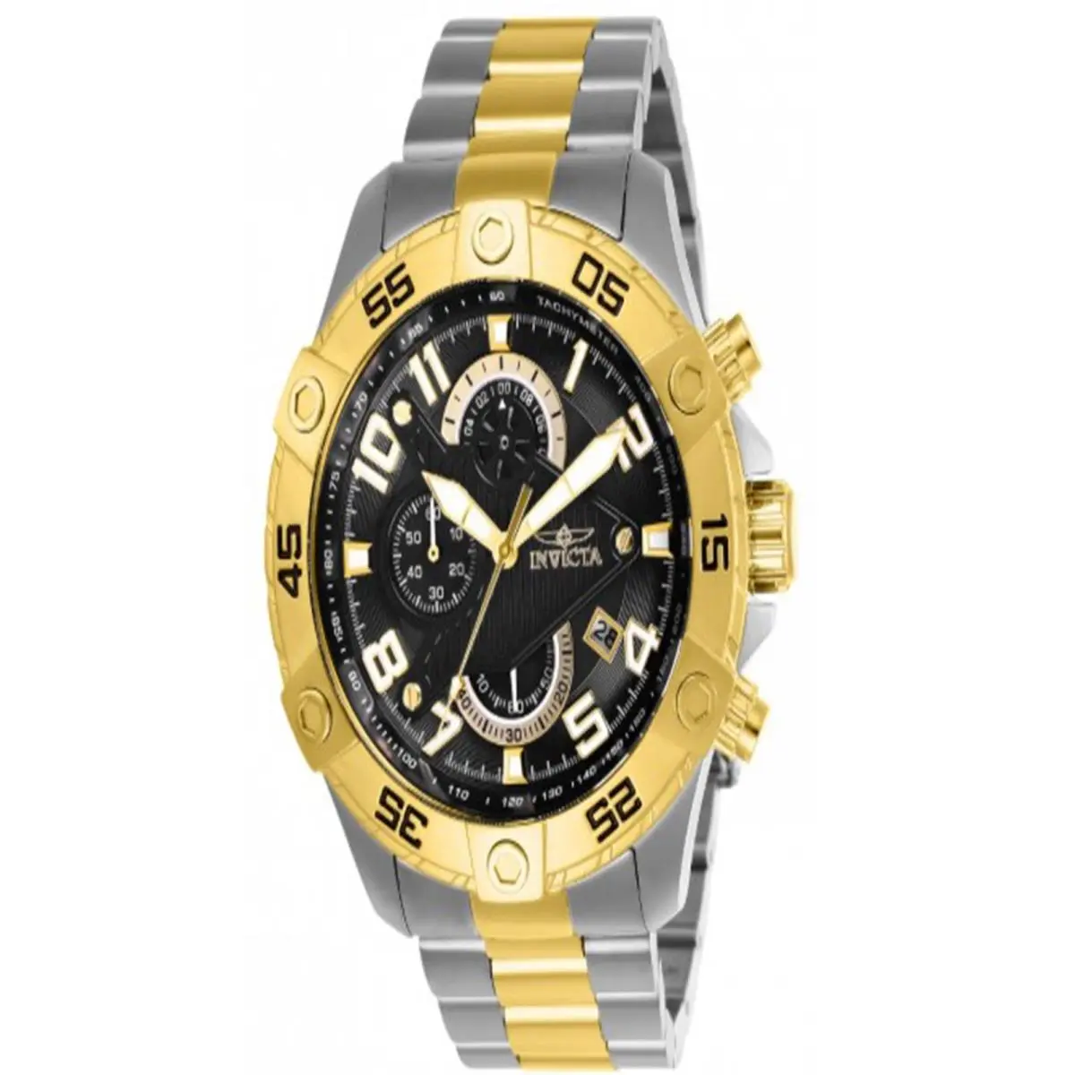 Invicta Men`s 26100 S1 Rally Quartz Multifunction Black Dial Watch
