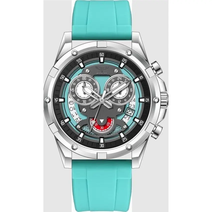 S1 Rally I by Invicta Men Chronograph Watch Model 69878 Aqua Silicon Band Unisex