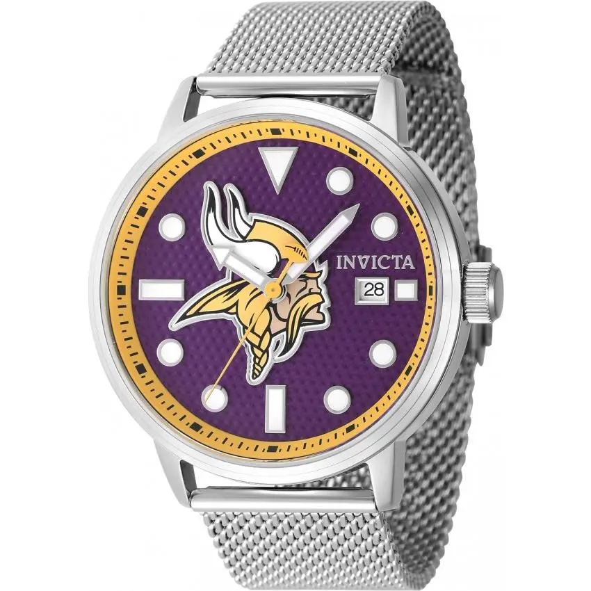 Invicta 47990 Nfl Purple Dial 44 mm Men`s Watch