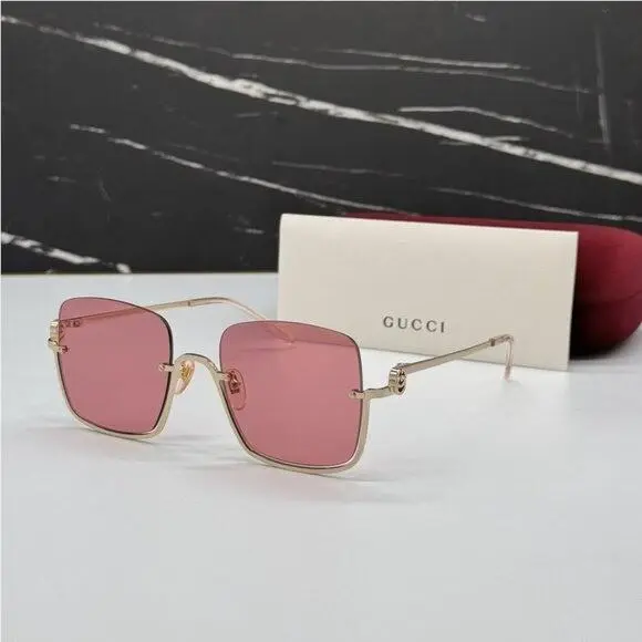 GG1279S 003  Gold/pink Women  Sunglasses by Gucci