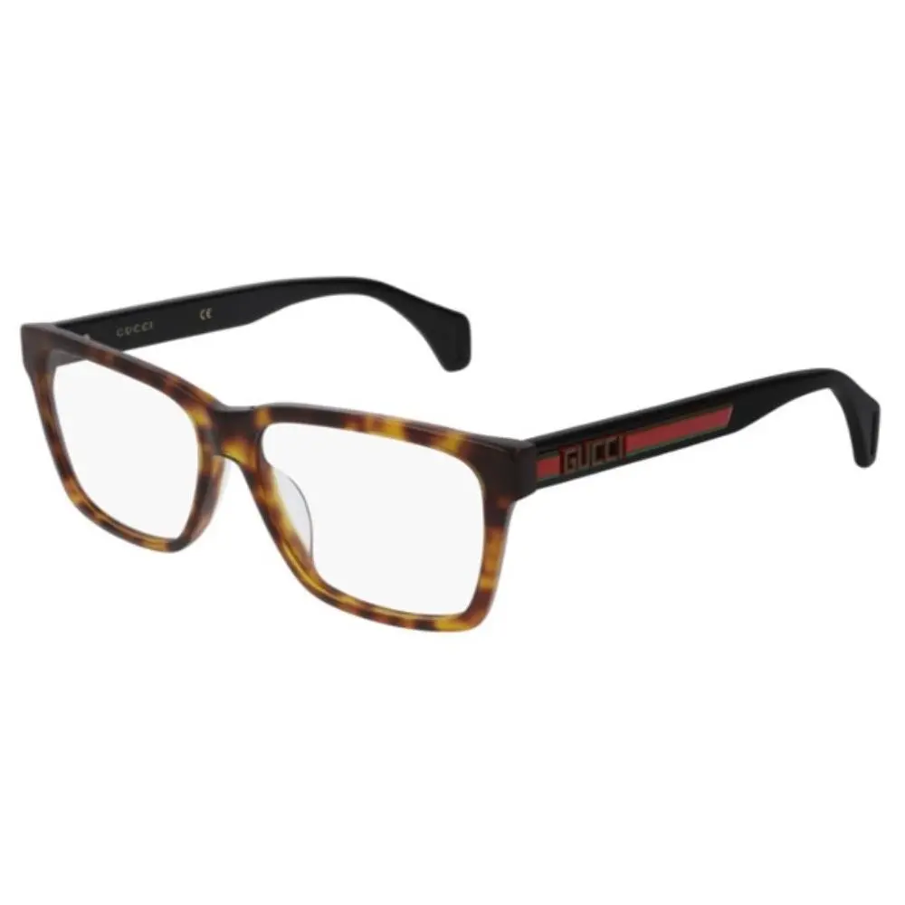 GG0466OA Eyeglasses 56-15-150mm Havana W/demo Lenses 004 GG 0466OA by Gucci