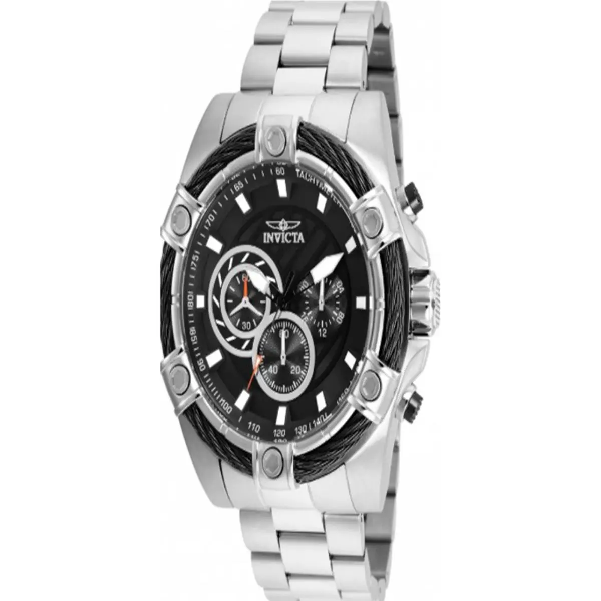 Invicta Men`s 25512 Bolt Quartz Chronograph Black Dial Watch