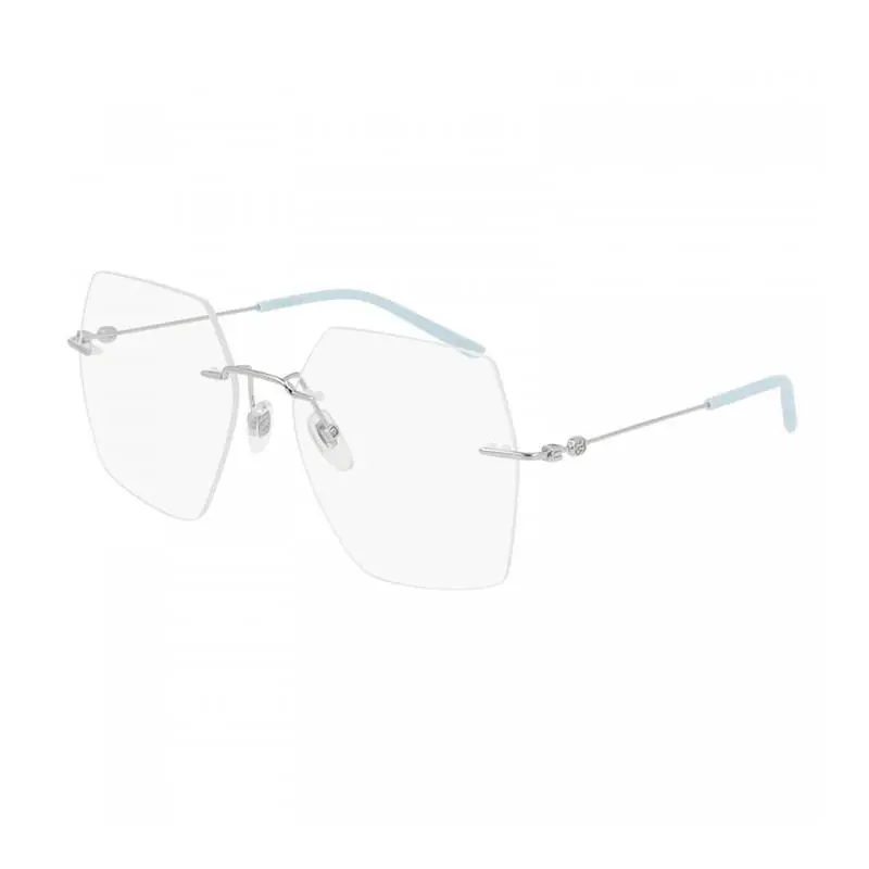 GG0683O Eyeglasses Eye Glasses 002 Silver 55mm Women by Gucci