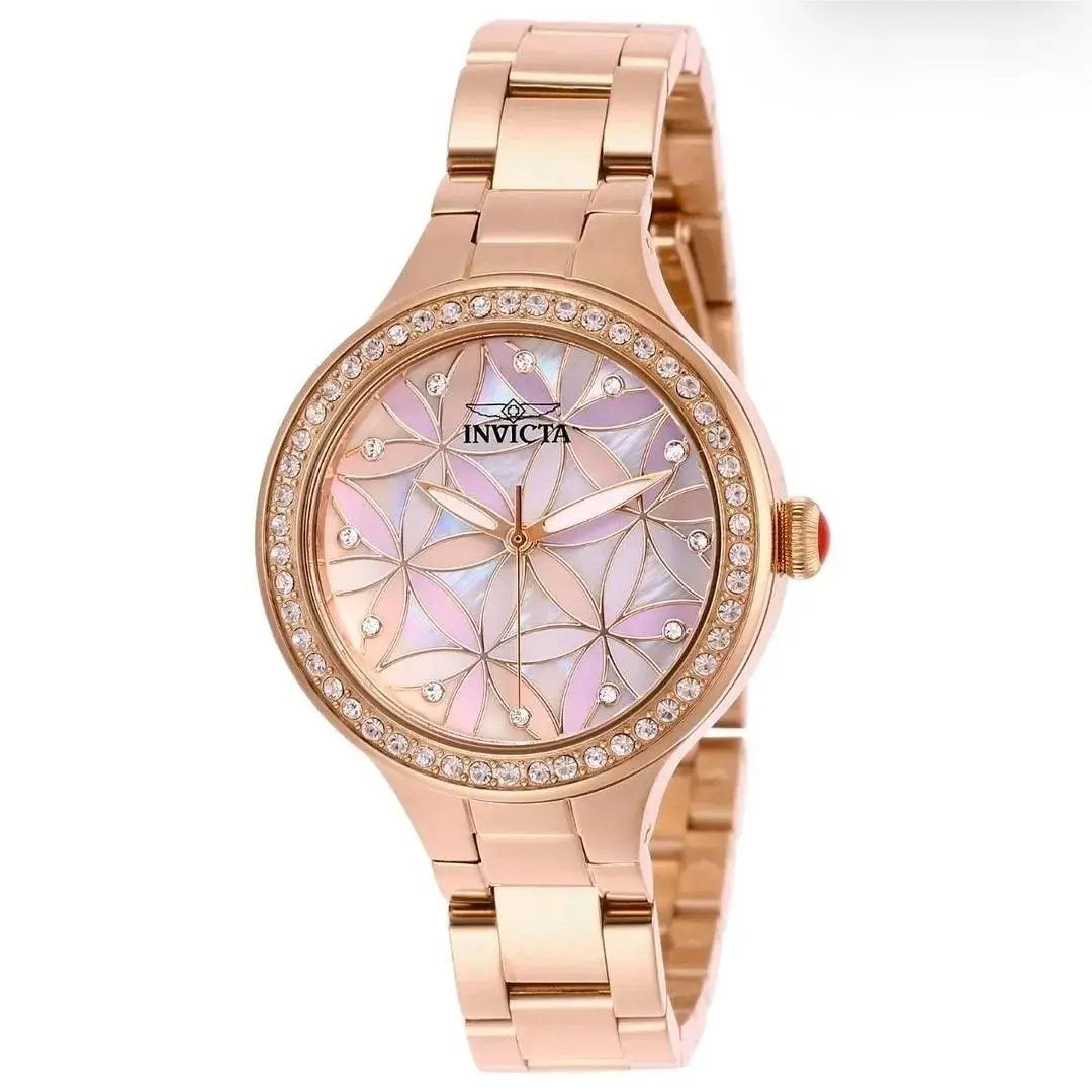 28824-  Wildflower Womens Watch W/ Mother OF Pearl Dail- 34MM Rose Gold by Invicta