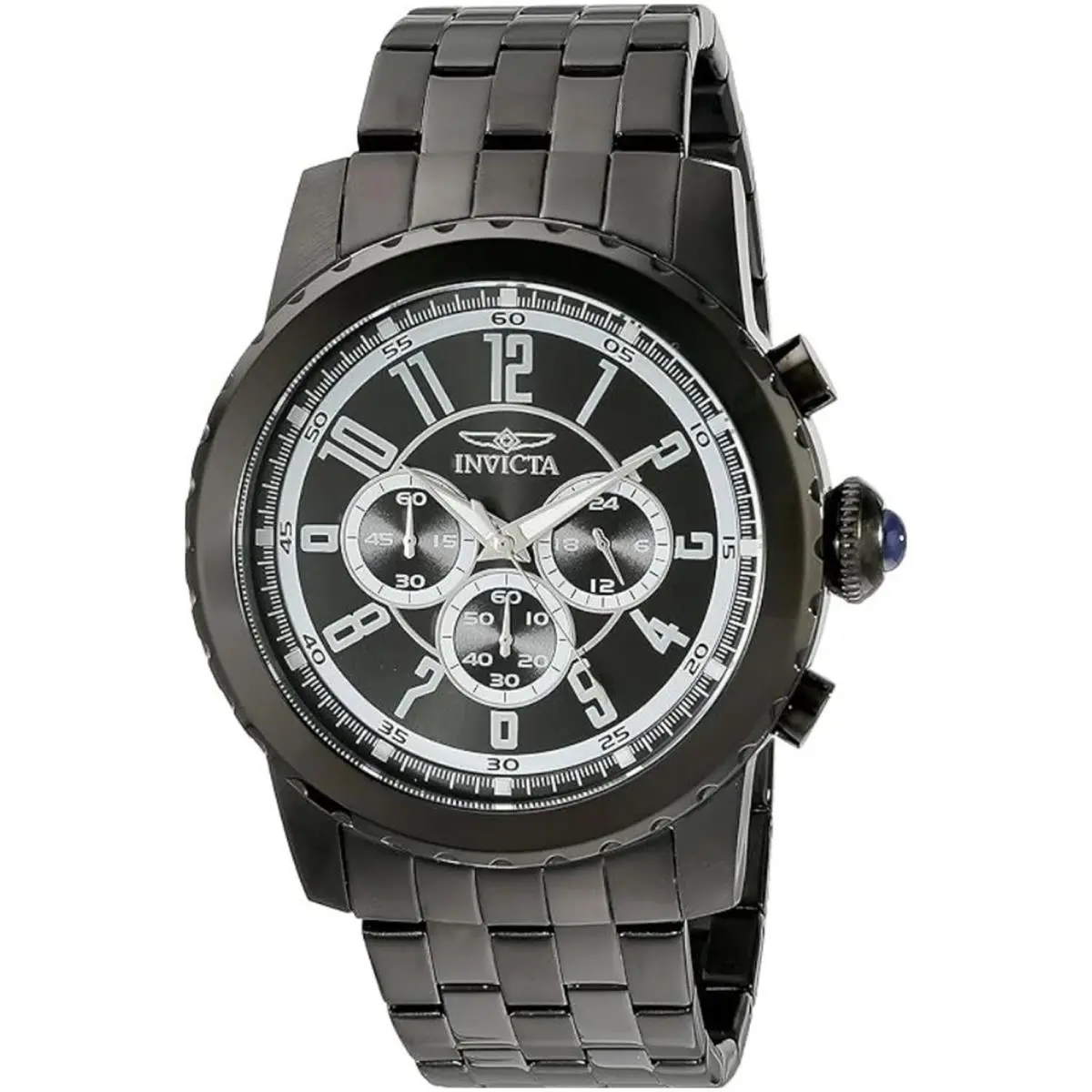 Invicta Men`s 19466 Specialty Black Ion-plated Stainless Steel Watch …