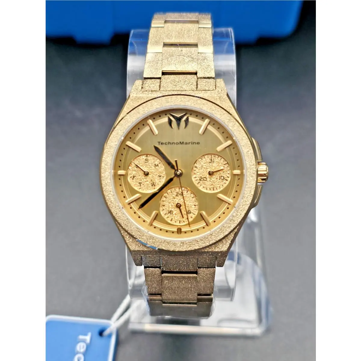 Technomarine Ocean Empress Women’s Gold Watch TM-813149 Rare - W/box by Invicta