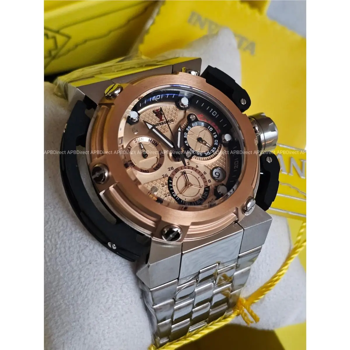 Invicta - Imperious - X-wing Swiss Z60 - Rose Gold w/ Black Mens Watch