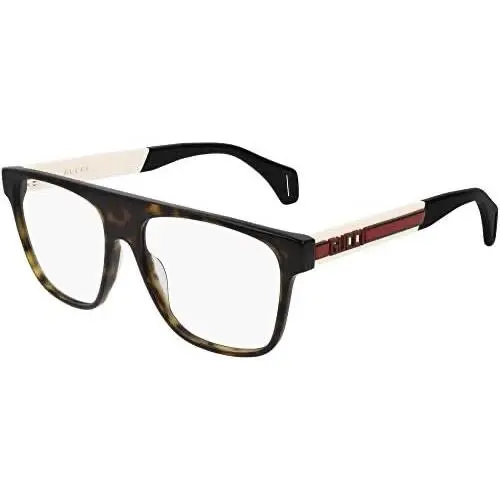 GG0465O Eyeglasses 55-16-150mm Havana W/demo Lenses 003 GG 0465O by Gucci