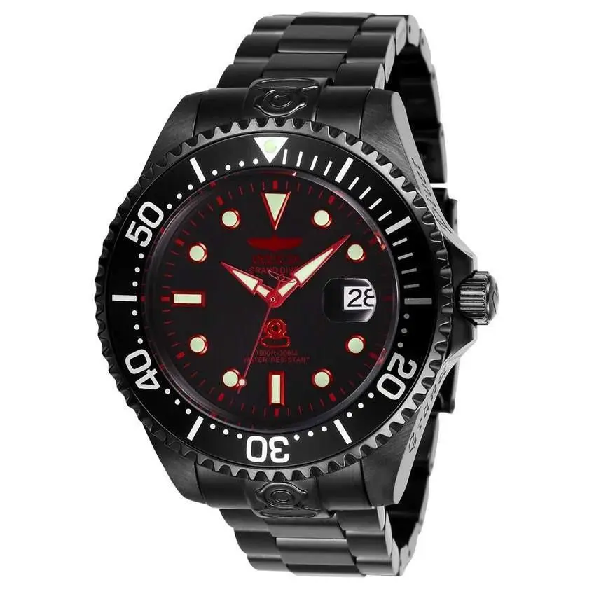 Grand Diver Automatic Men`s Watch - 47mm Black 28685 by Invicta
