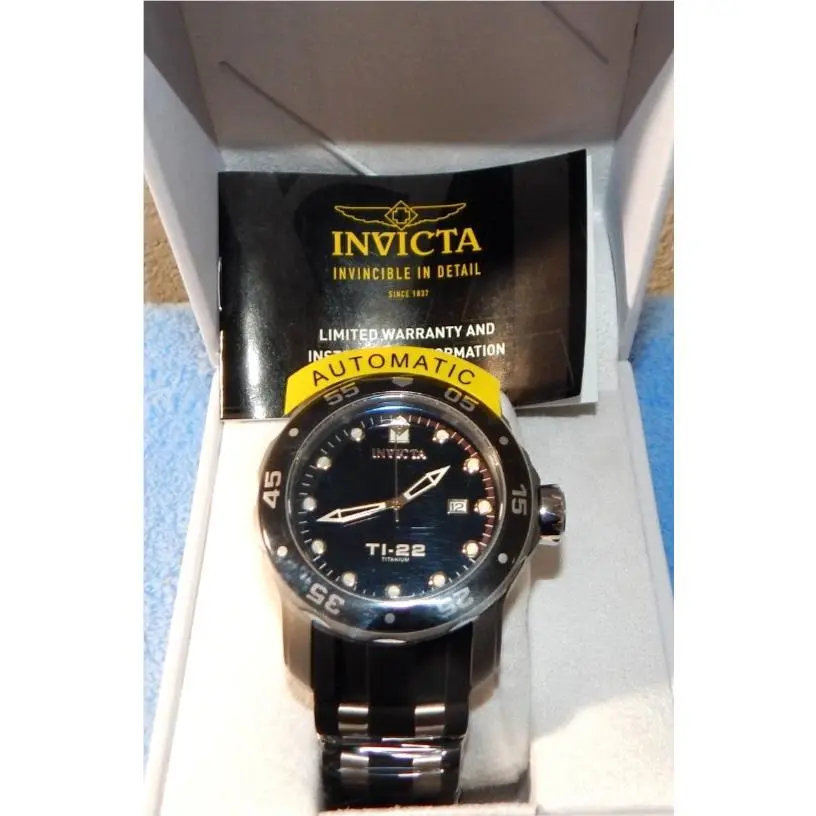 TI-22 Automatic Titanium Trinite 48mm Date Watch 100m 23557 by Invicta