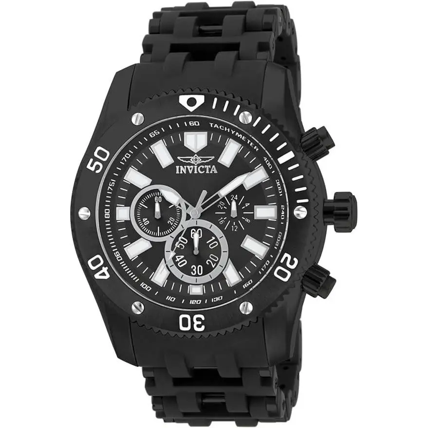 Invicta Sea Spider Stainless Steel Men`s Quartz Watch 50mm 14561