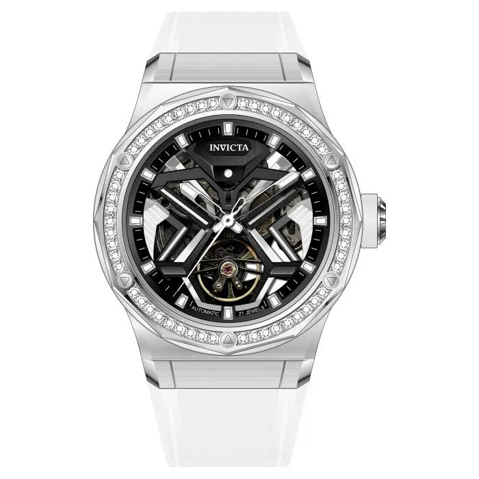 Invicta Men`s Objet D Art Diamond 45mm Automatic Watch IN-70130