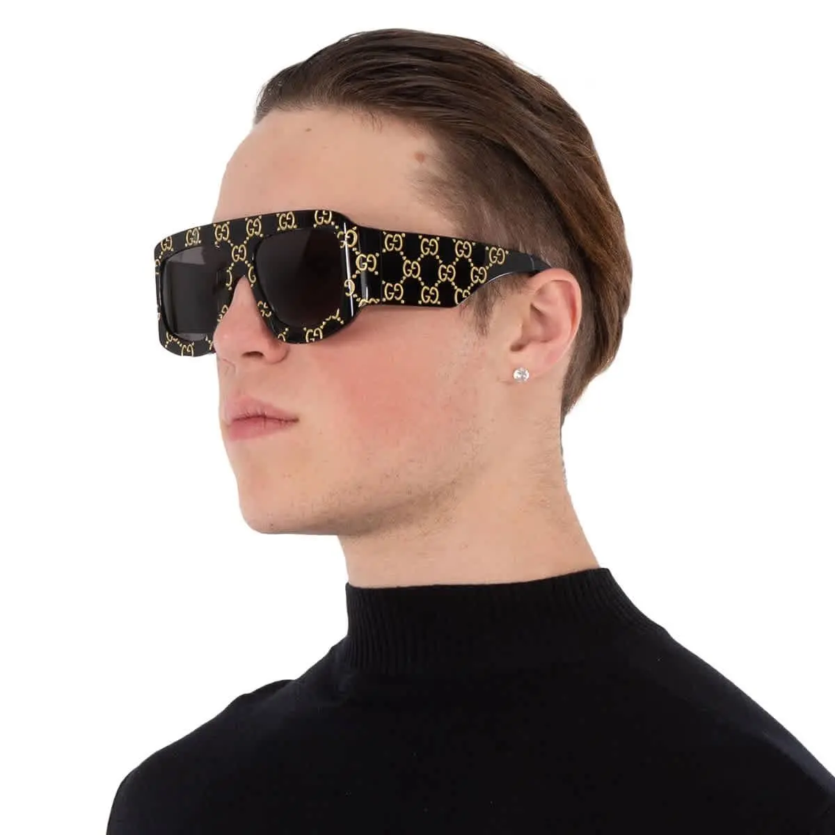 Grey Square Men`s Sunglasses GG0983S 004 59 GG0983S 004 59 by Gucci