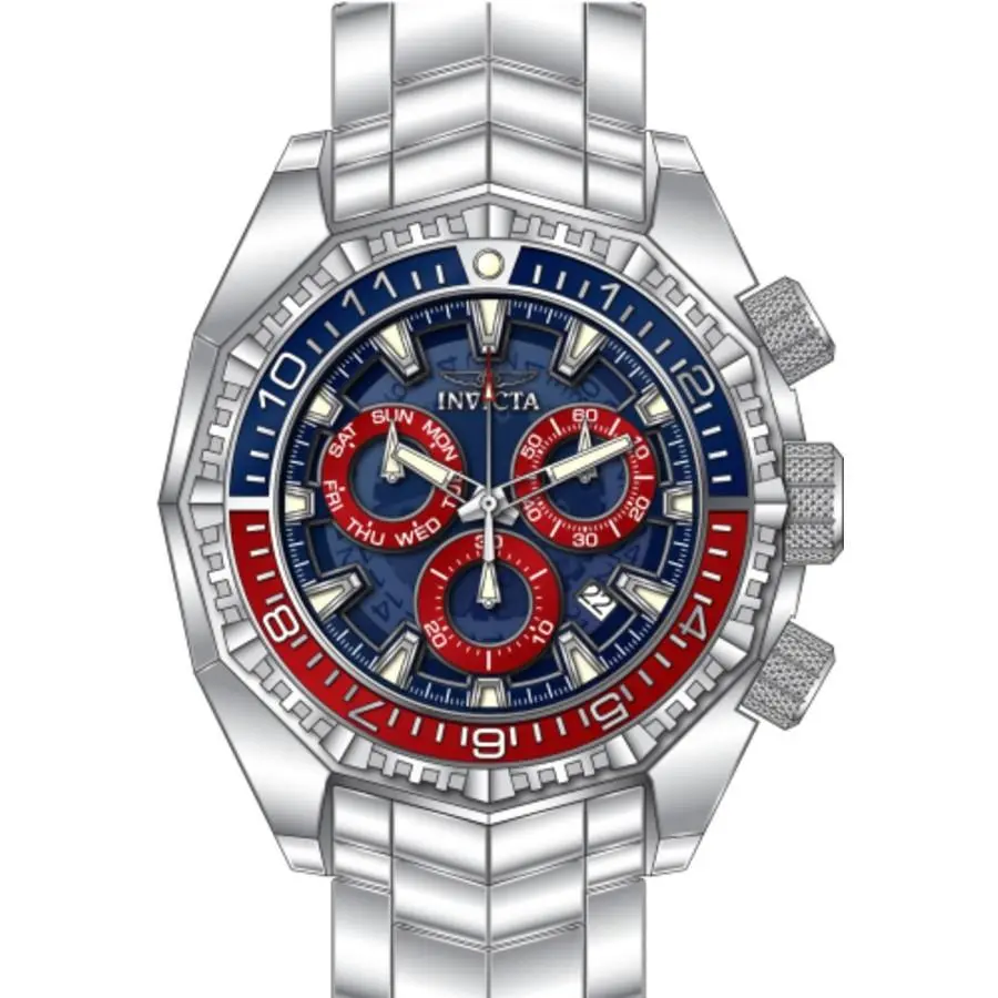 Invicta 44296 Akula Blue Dial 55 mm Men`s Watch