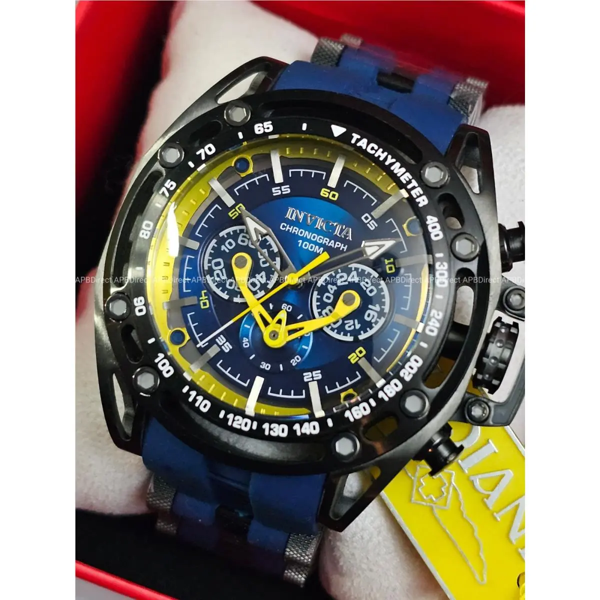 Invicta – S1 Rally - Spinning Dials Chronograph Flame-fusion Crystal Mens Watch