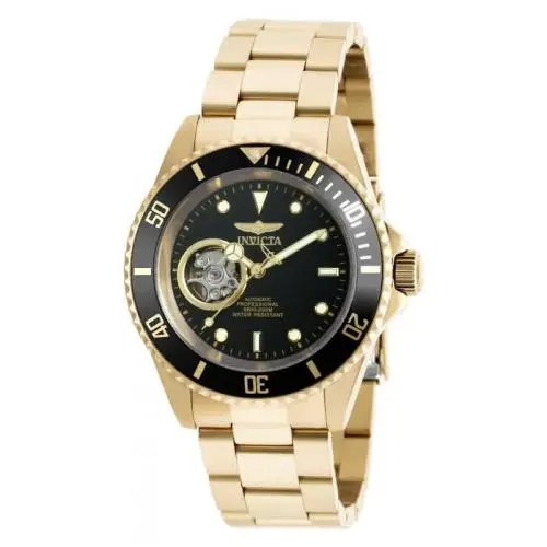 Invicta 20436 Pro Diver Black Skeletal Display Dial 40 mm Men`s Watch