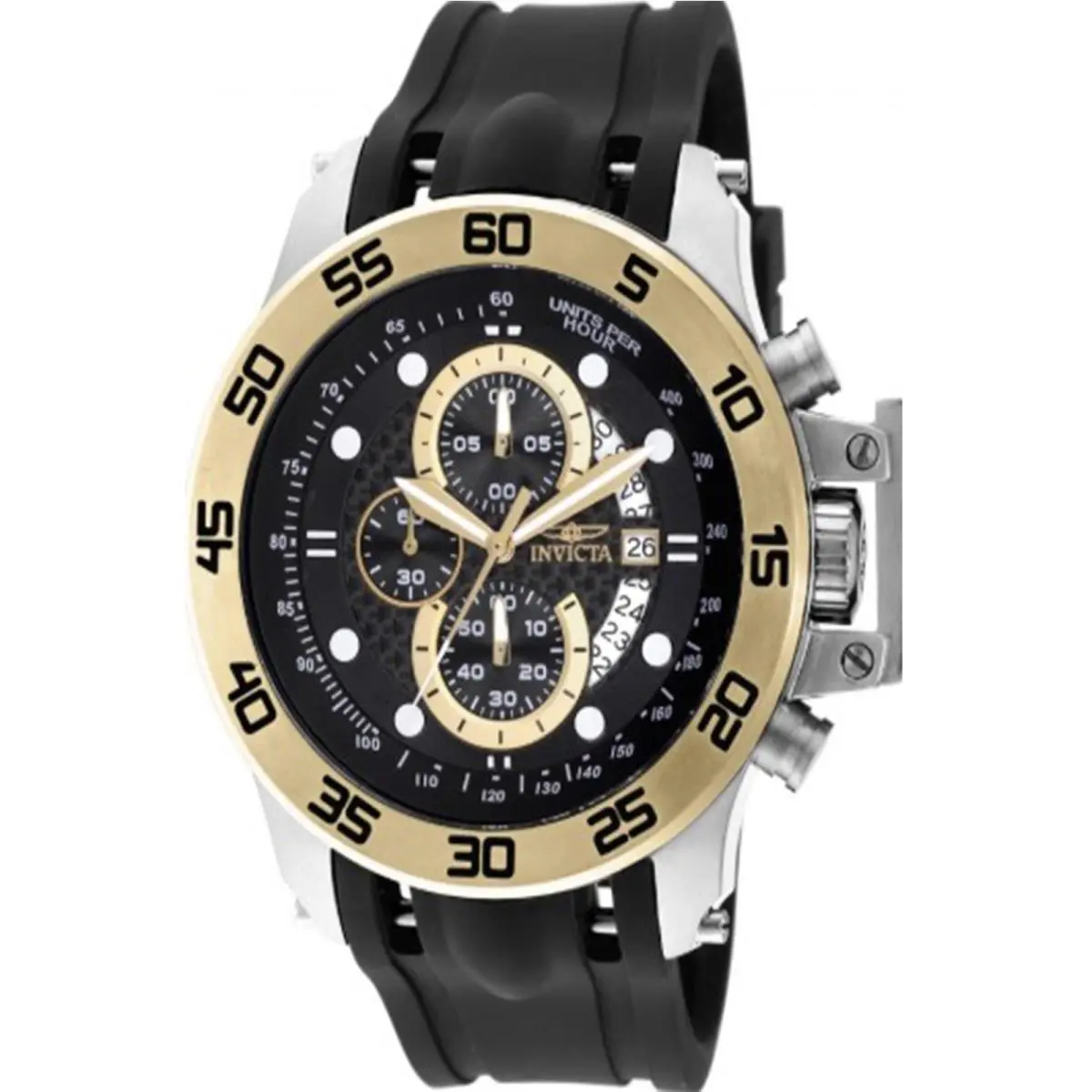 Invicta Men`s 19253 I-force Quartz Multifunction Black Dial Watch