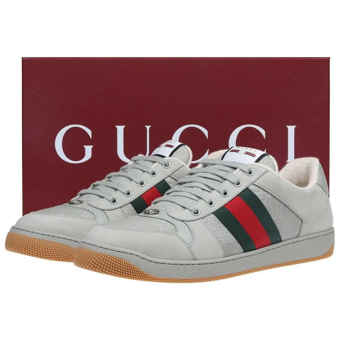 Web Logo GG ssima Sneakers Shoes 9/US 10 by Gucci
