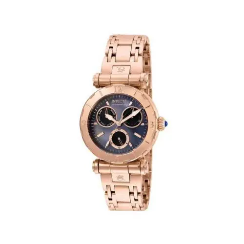 Subaqua Rose Gold Tone+blue Mop Sub Dial Bracelet Watch 24429 by Invicta
