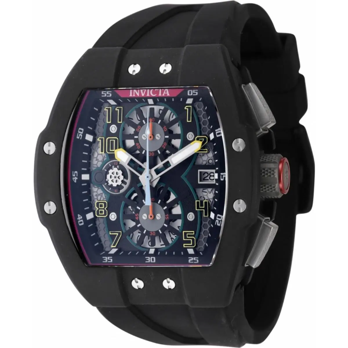 Invicta Racing Gridlock Men`s Watch - 47mm Black 48027