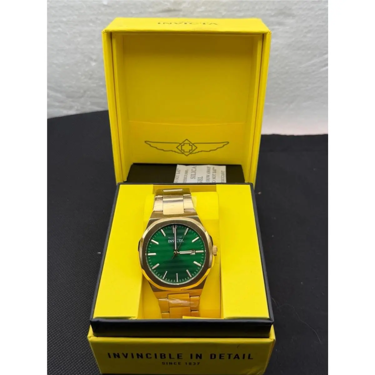 Invicta Green Dial Men`s Watch No-50175 43mm Steel