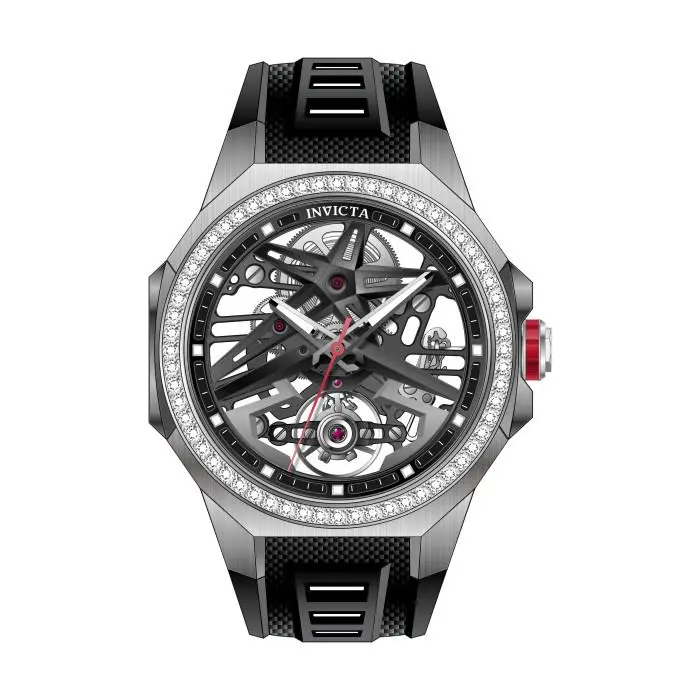 Invicta Men`s Objet D Art Diamond 43mm Automatic Watch IN-70124
