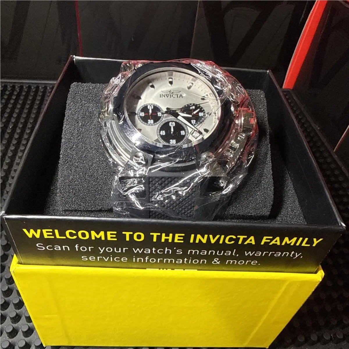 Invicta Coalition Forces X- Wing 46mm Black Silicone 49145