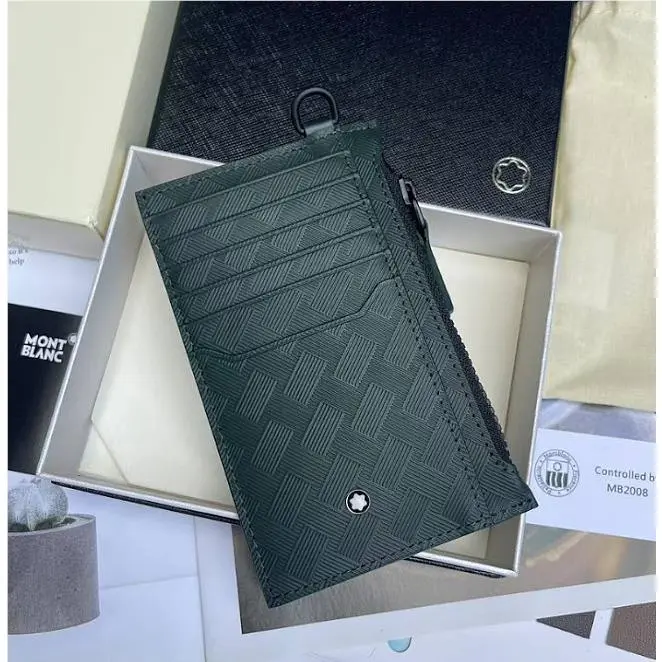 Vip British Green 8cc Leather Card Wallet Extreme 3.0 Holder by Montblanc