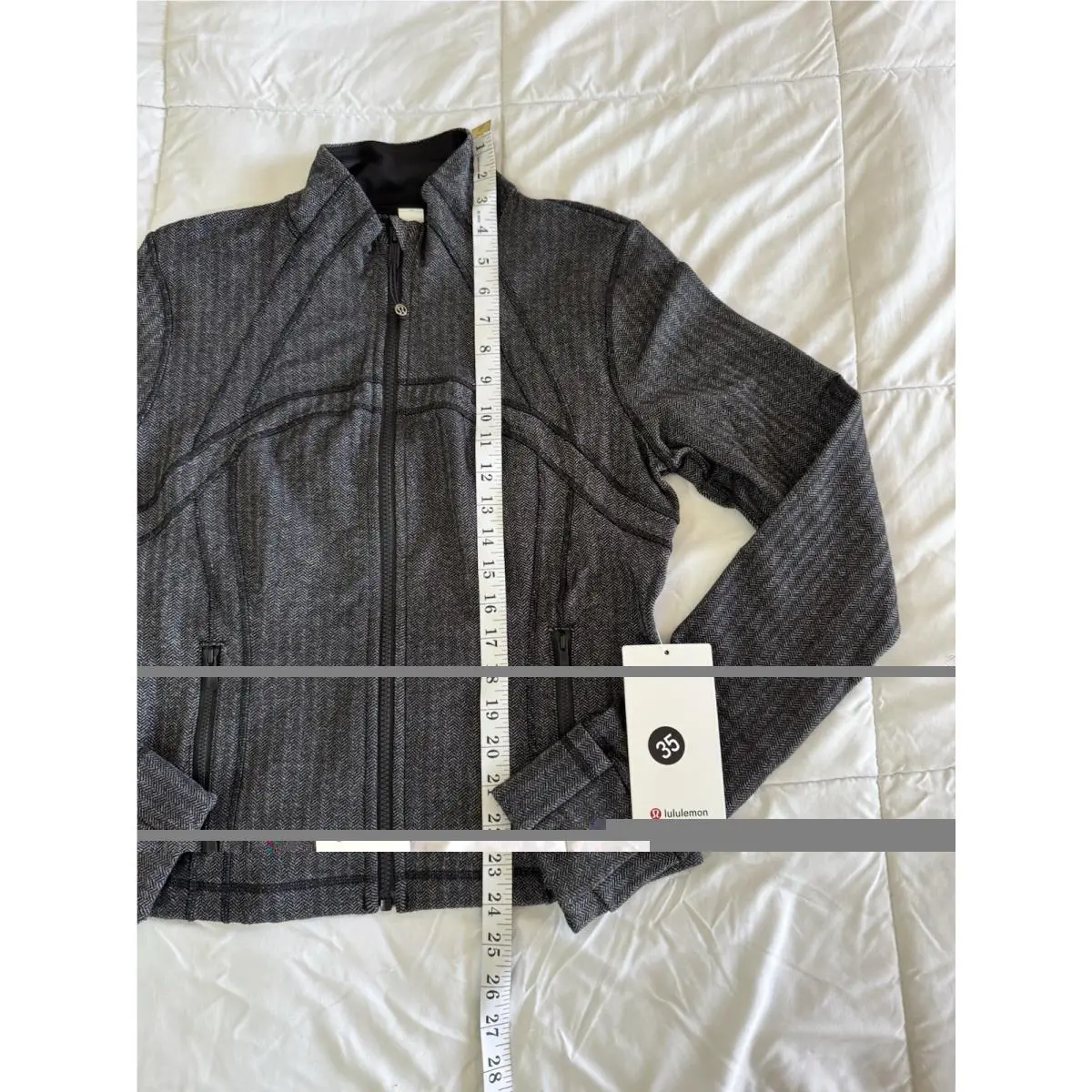 Lululemon clothing - Lululemon Herringbone Define - Herringbone Define - Black 1