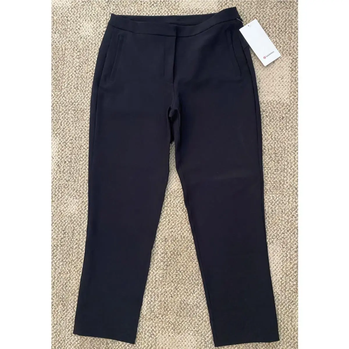 Lululemon On The Move Pants Casual Work Dress Stretch Black Women`s 10