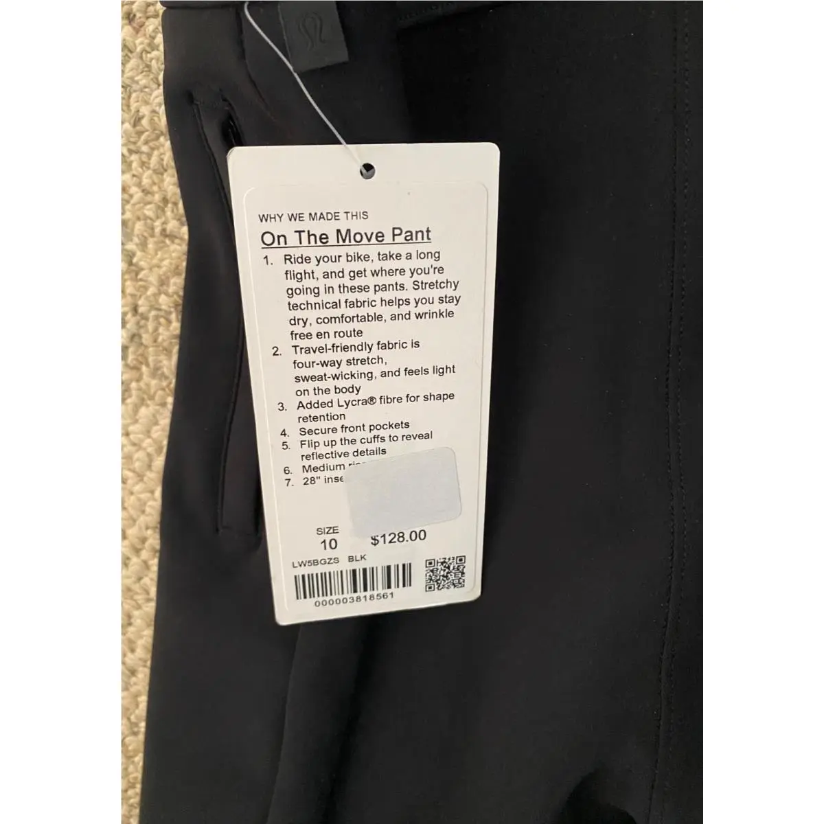 Lululemon clothing - LW5BGZS - LW5BGZS - Black 3