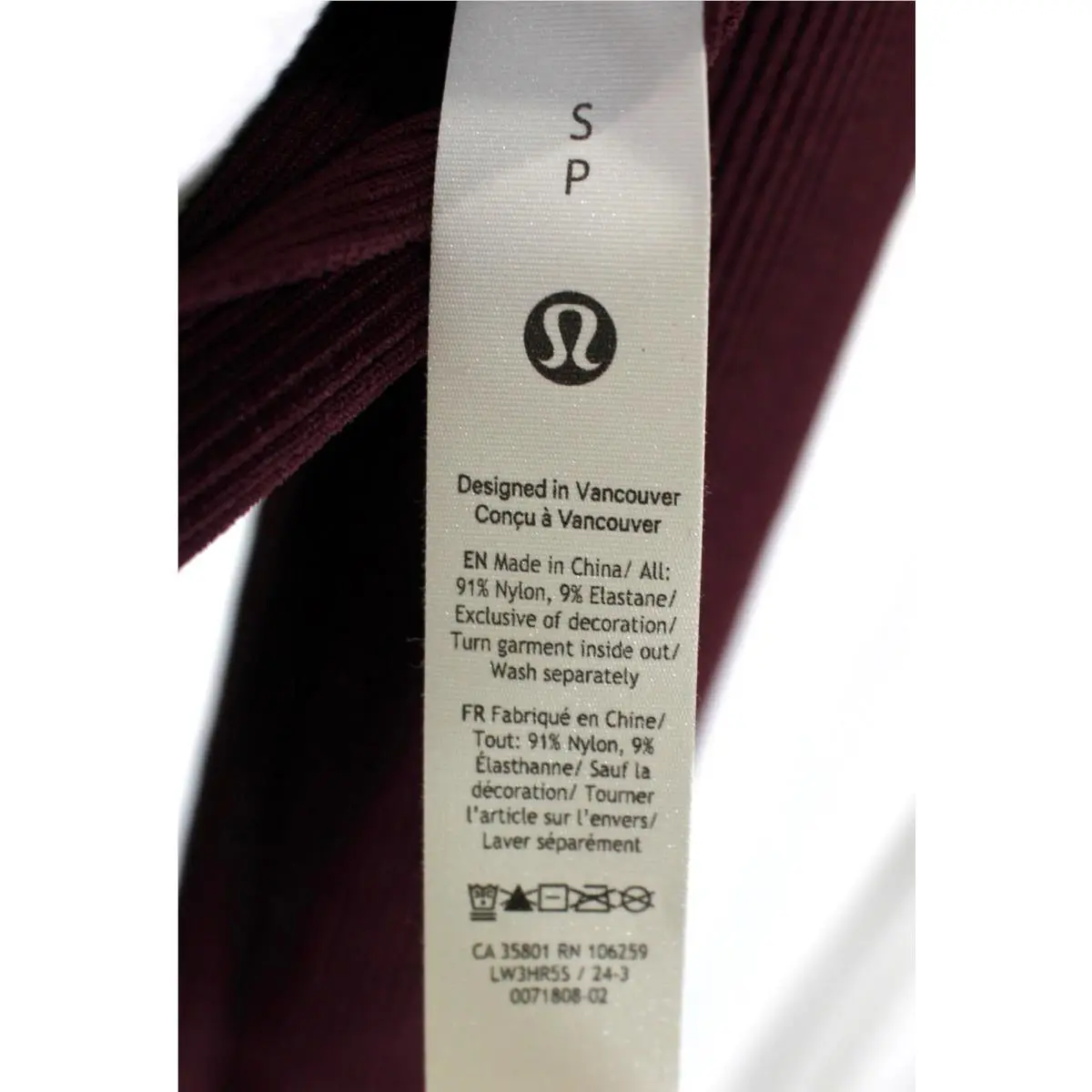 Lululemon clothing - Red 5