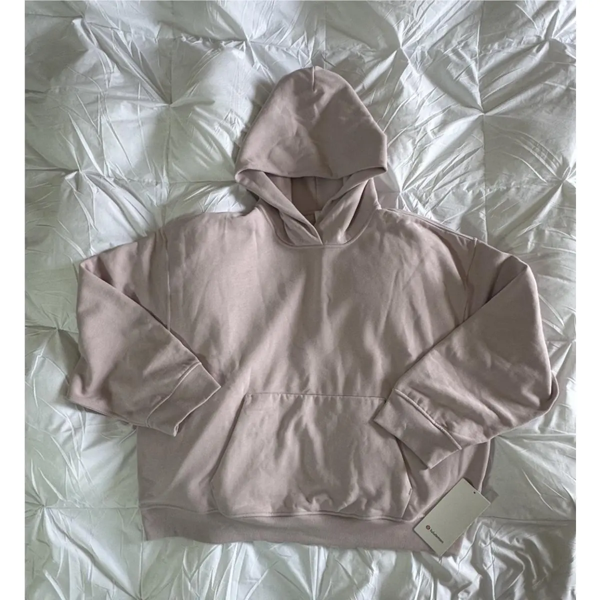 Lululemon W Steady State Oversized Hoodie Size XL Pink Fleece Soldout