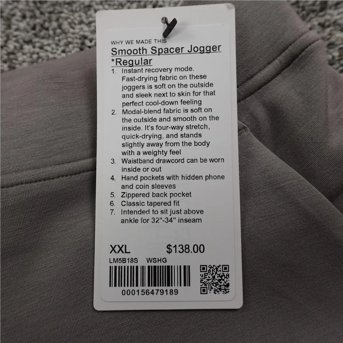 Lululemon clothing - Gray 6