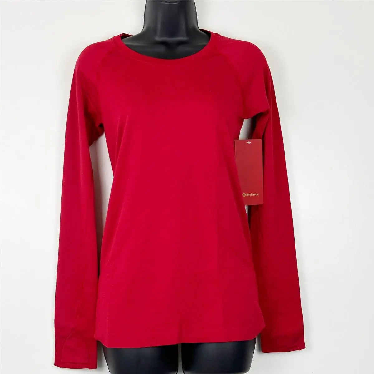 Lululemon Swiftly Tech Lunar Year Long Sleeve Top 2.0 Dark Red Size 6