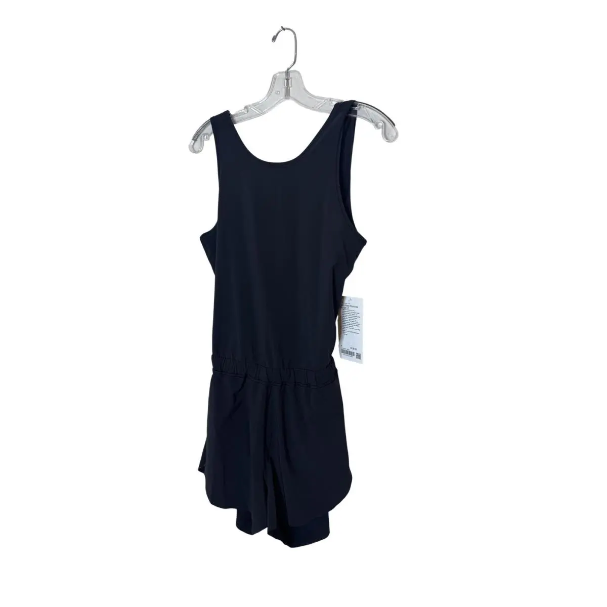 Lululemon Romper Womens 6 Black Open Back Running 3 Swift Ultra Light Athletic
