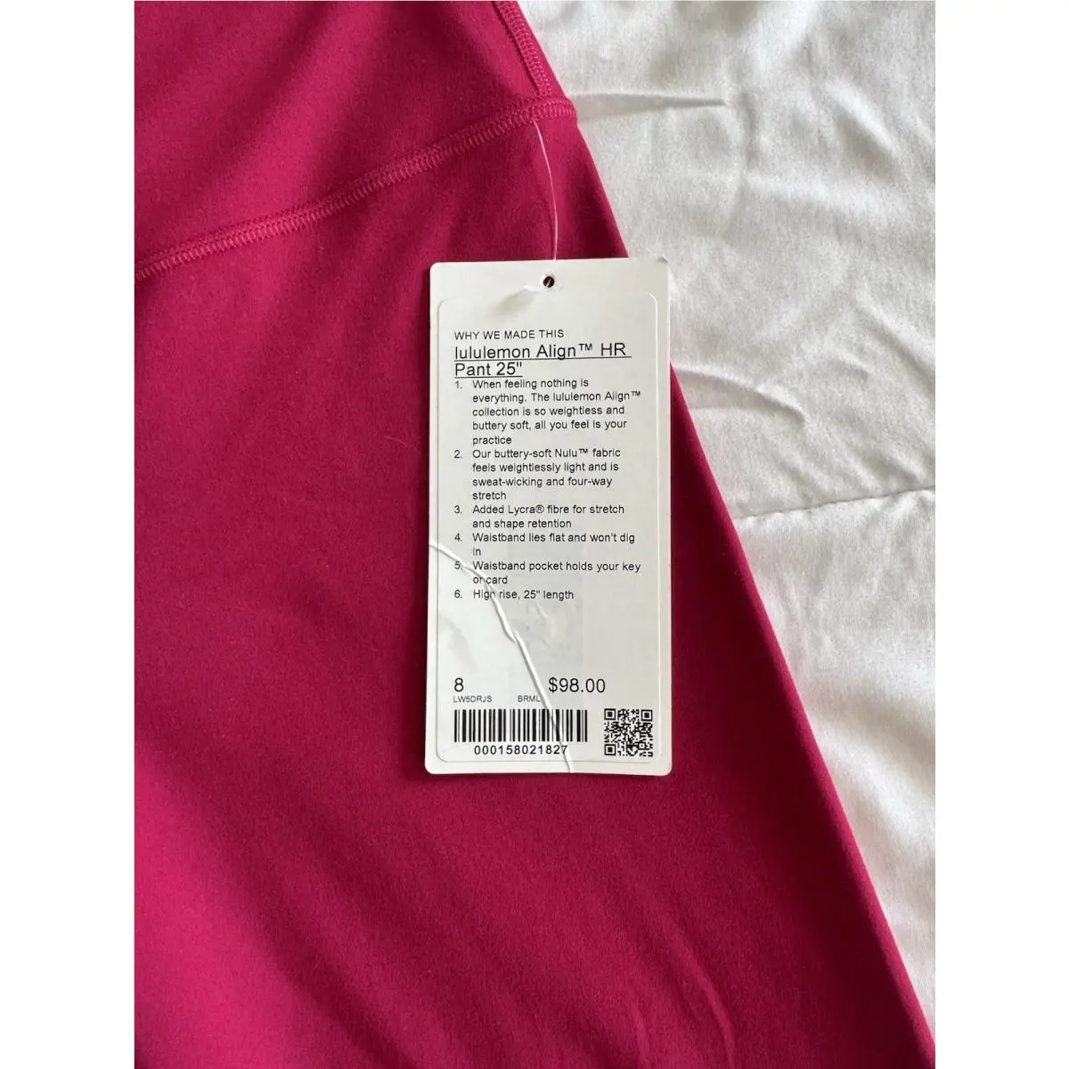 Lululemon clothing - Pink 1