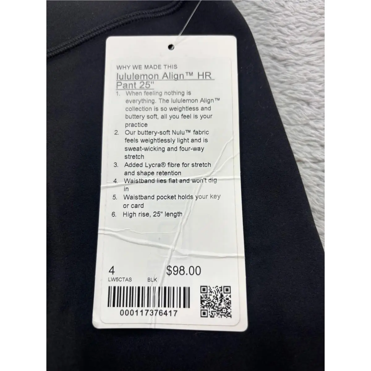 Lululemon clothing - Align High-Rise Pant 25