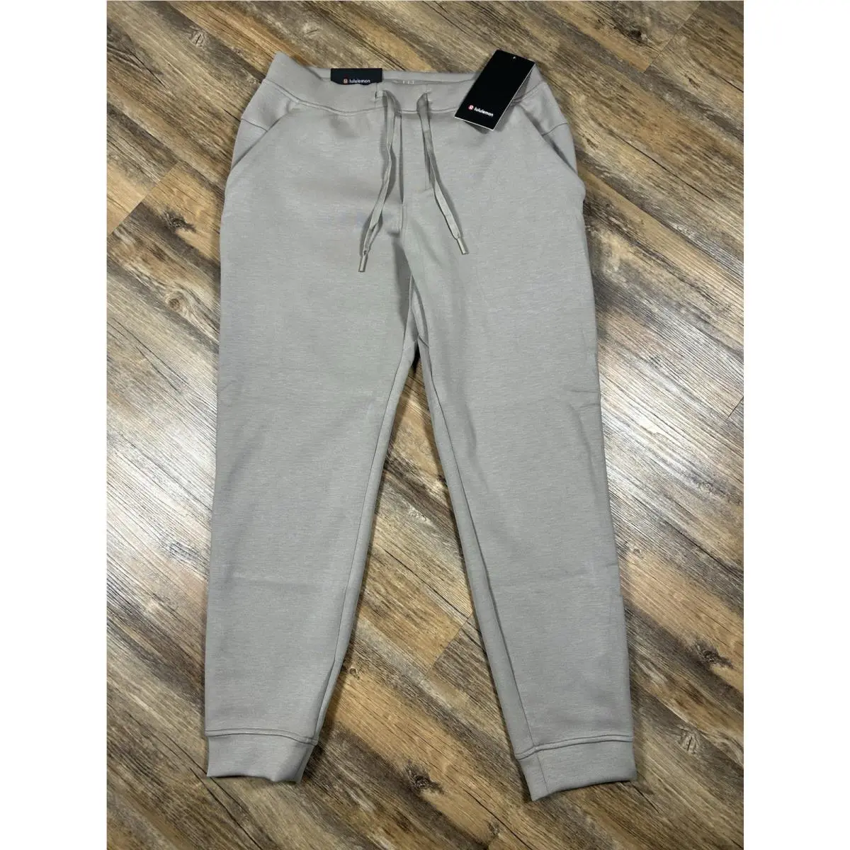 Lululemon Smooth Spacer Jogger Pants Men`s L Regular Warm Ash Gray Modal Blend