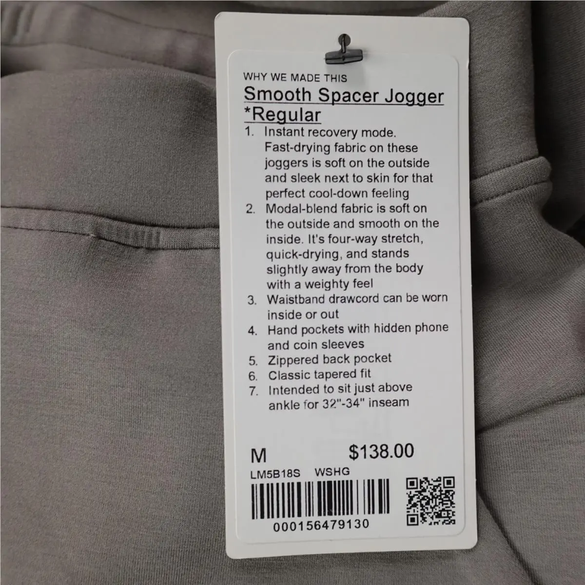 Lululemon clothing - Gray 9