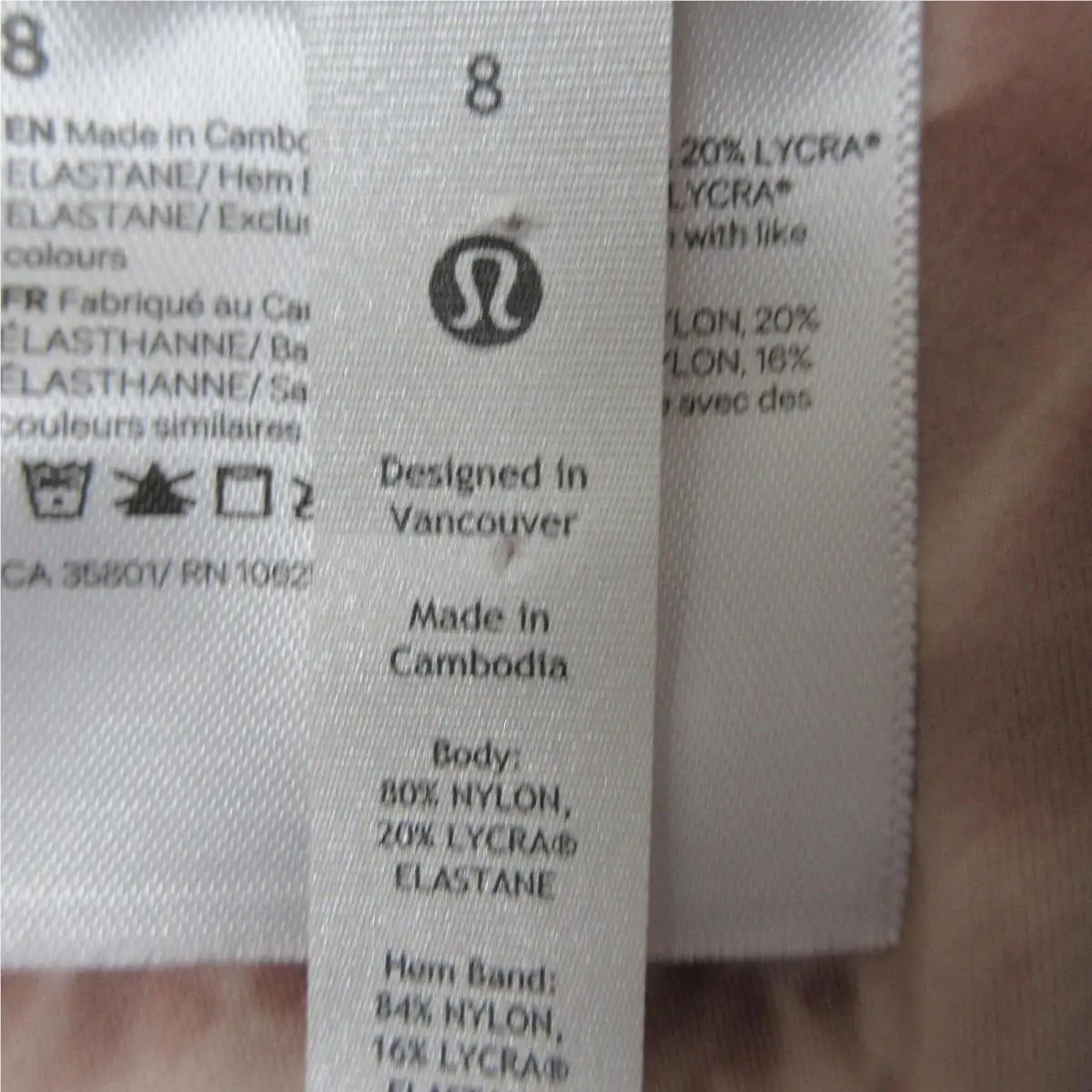 Lululemon clothing - Gold 6
