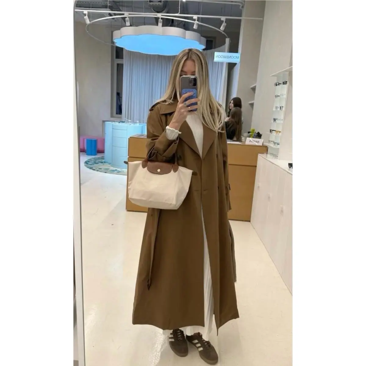 Le Pliage Nylon Tote Bag Hand Bag Paper Beige Small by Longchamp