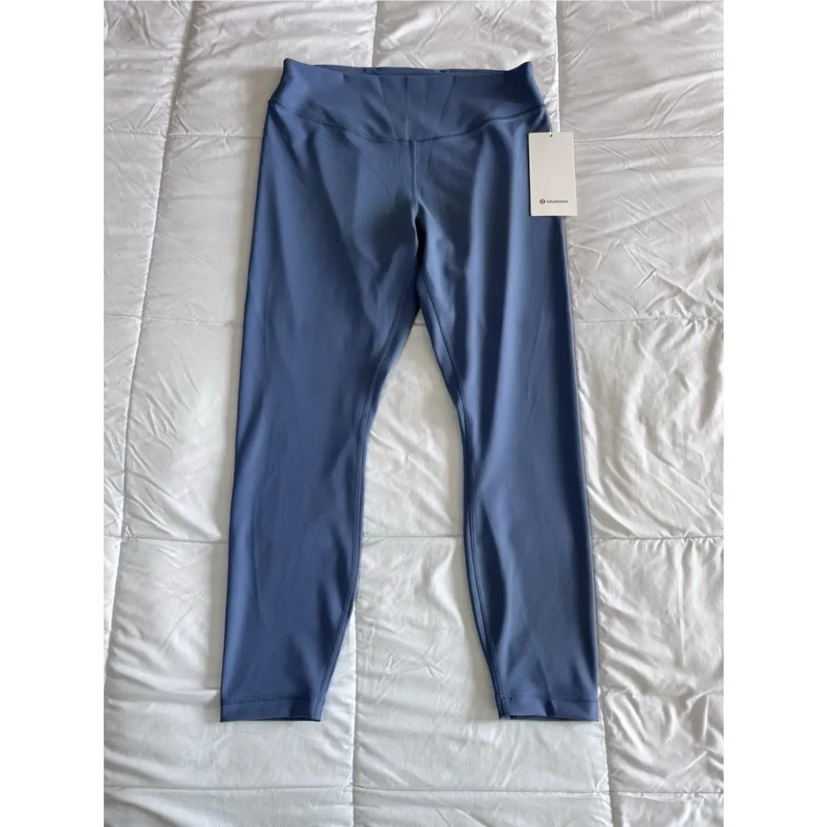 Lululemon Wunder Under Smoothcover HR Tight 25 Size 12 Leggings Washed Blue