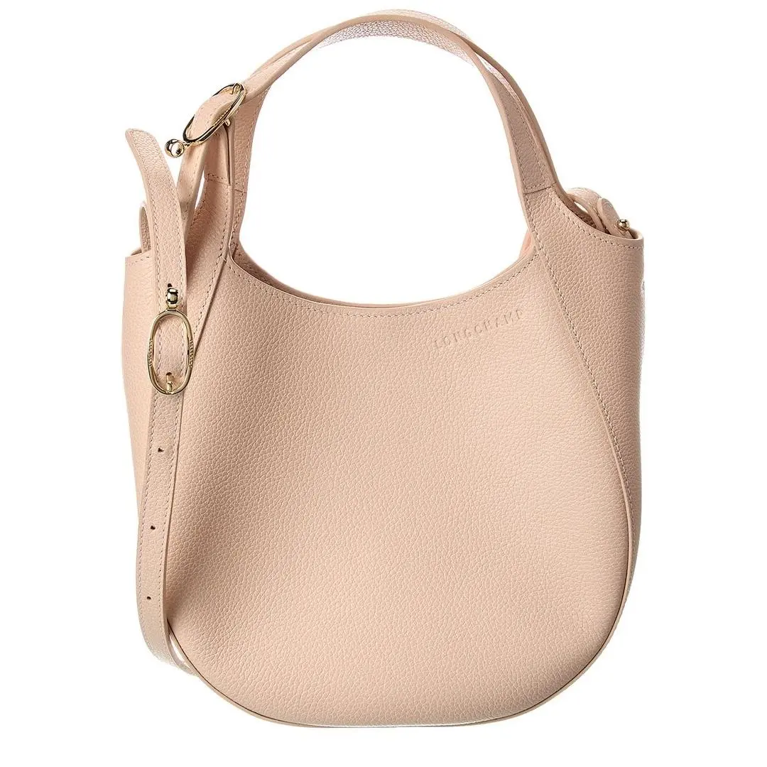 Longchamp Le Foulonne Small Leather Handbag Women`s White