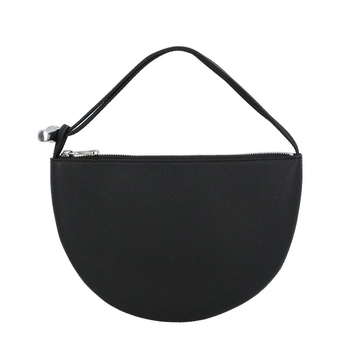 Le Roseau Small Leather Clutch Women`s Black by Longchamp