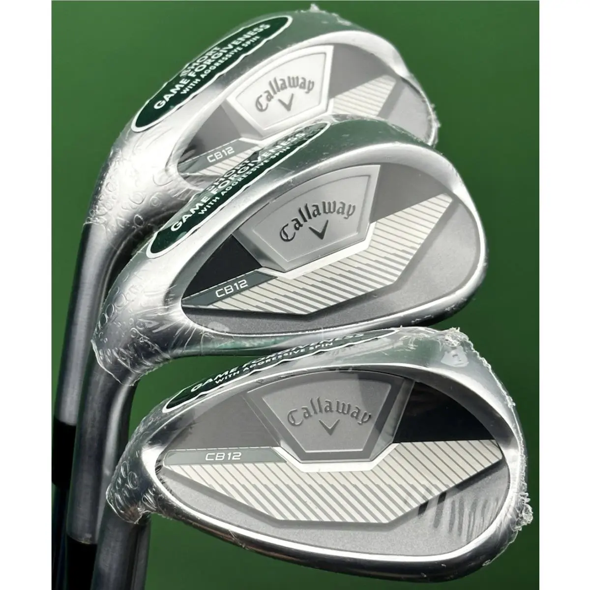 Callaway CB12 Wedge Set Left Hand 52-12 56-14 60-12 Steel Kbs Hi-rev LH