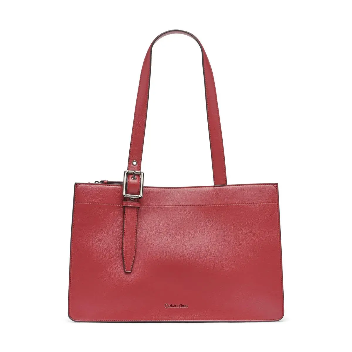 Calvin Klein Havana Novelty Organizational Tote Bag One Size Cranberry - cranberry